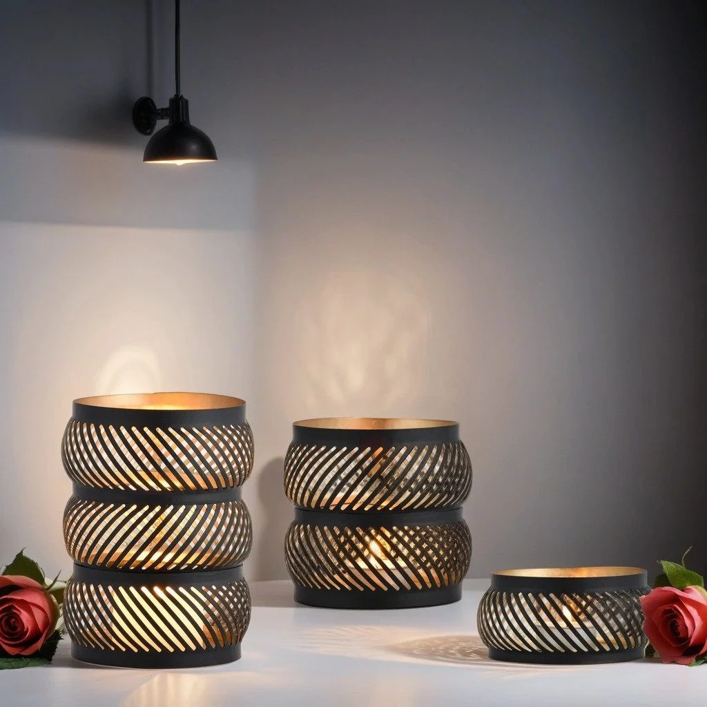 Marrakesch Orient & Mediterran Interior – Teelichthalter „Malinda“ Klein